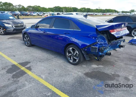 2023 Hyundai Elantra Hybrid Limited from USA, damaged, VIN KMHLN4AJ0PU069914